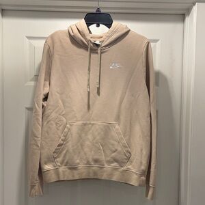 Nike Men's Beige Hoodie Sweater